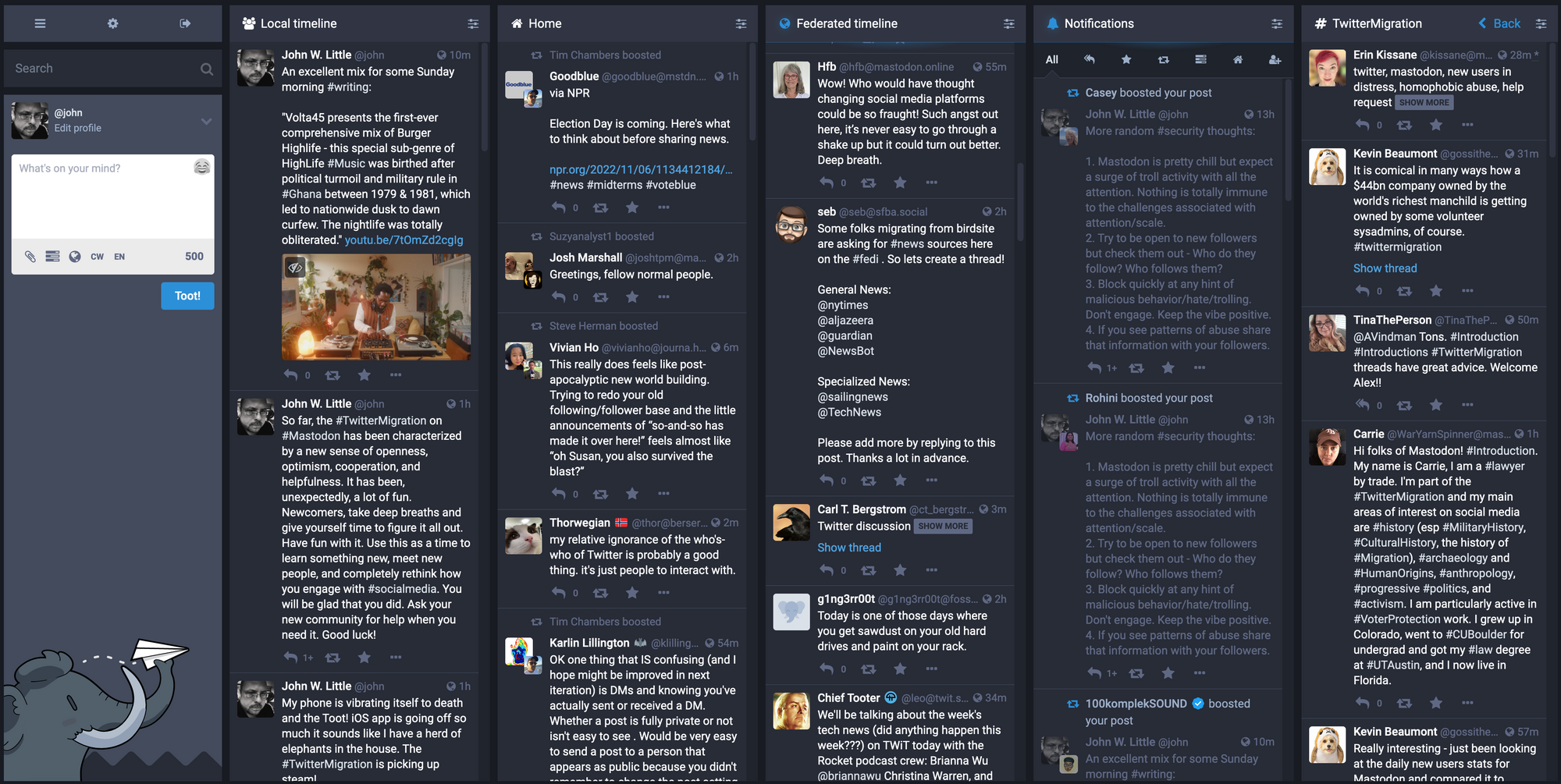 The Twitter Migration is Real and Viable Thanks to Mastodon